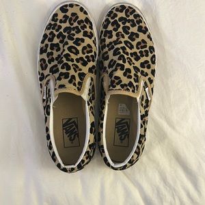 Cheetah print vans
